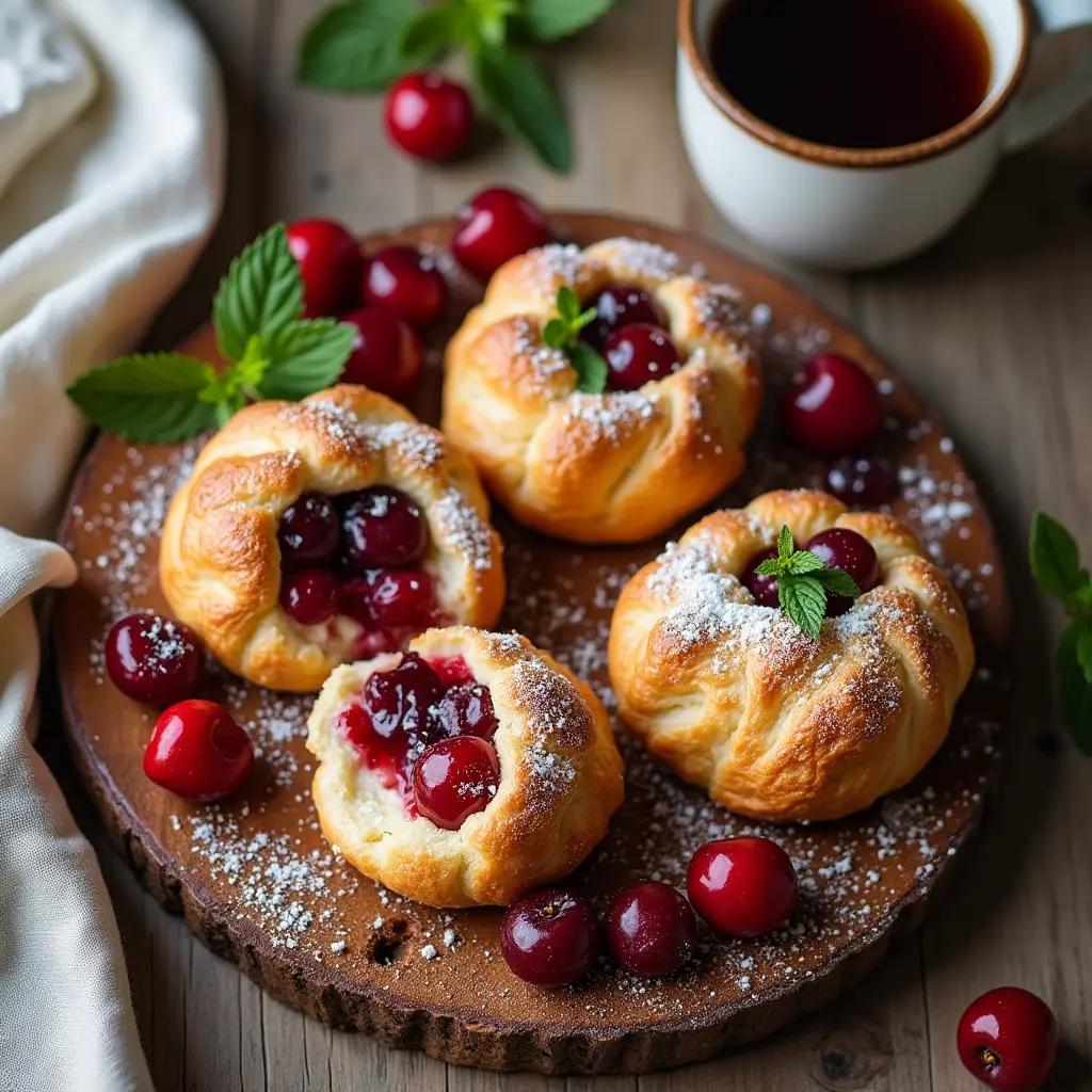 cherry puff pastry dessert recipes