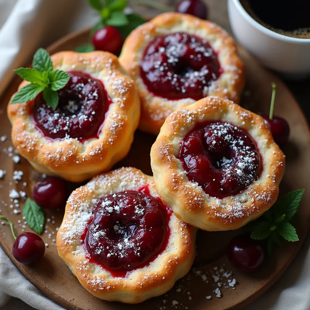 cherry puff pastry dessert recipes