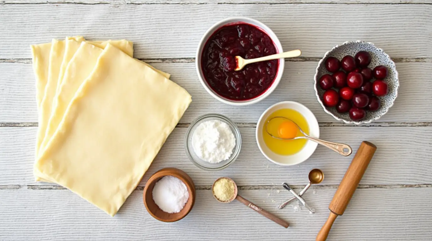 cherry puff pastry dessert recipes