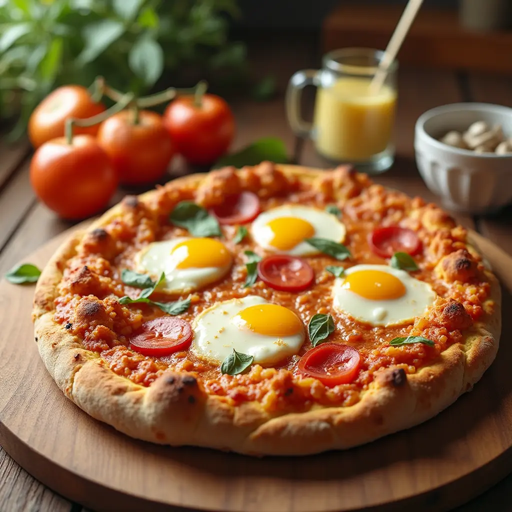 Breakfast Pizza for Schools