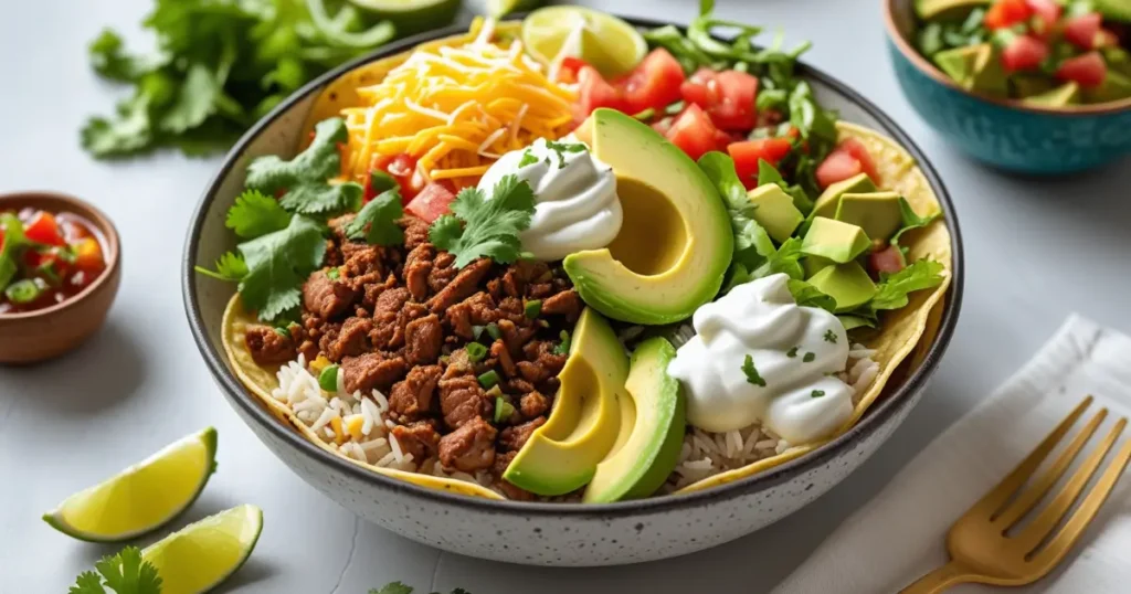 taco bowl recipe