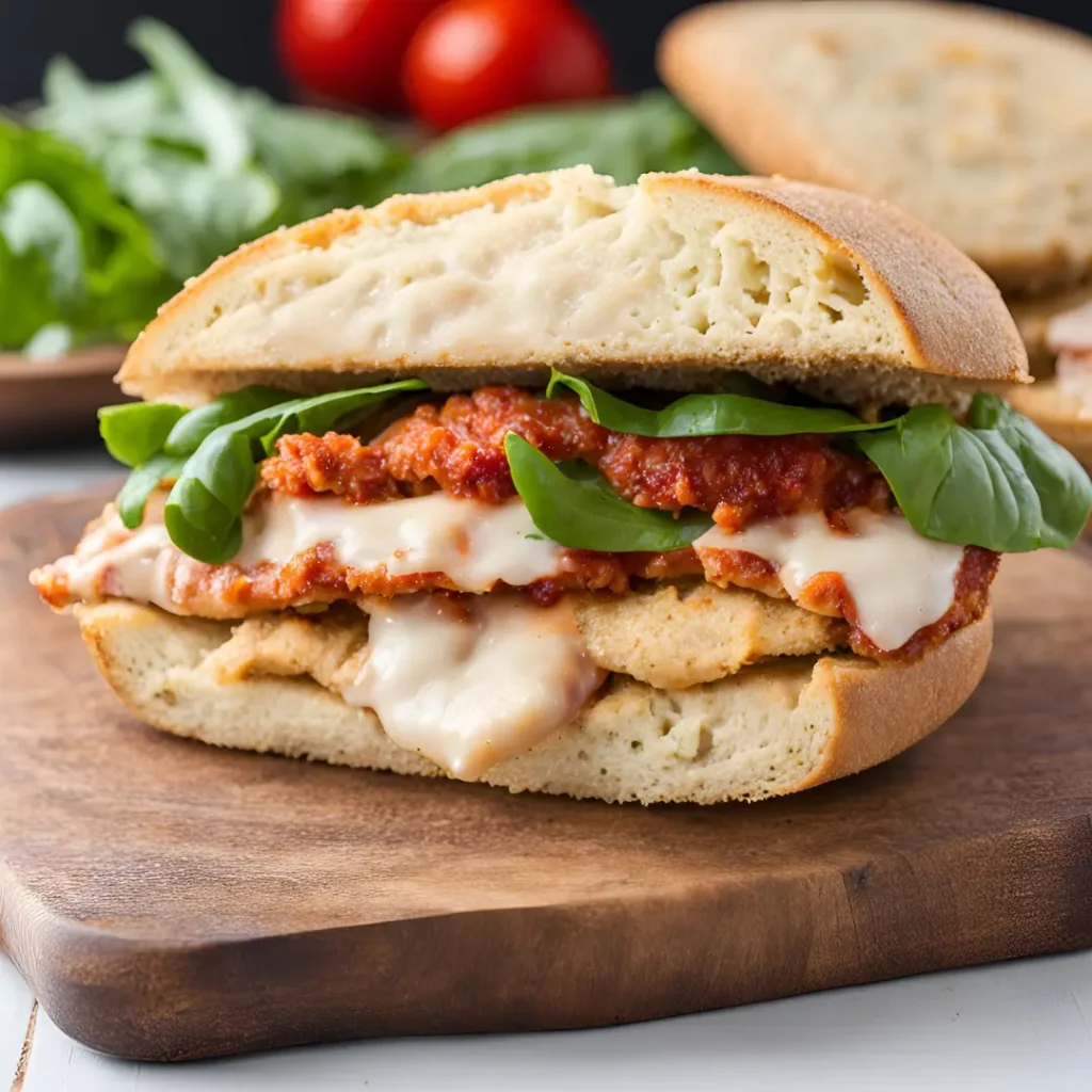 chicken parmesan sandwich