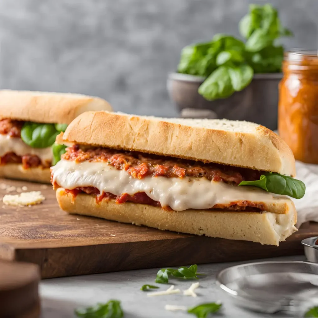 chicken parmesan sandwich