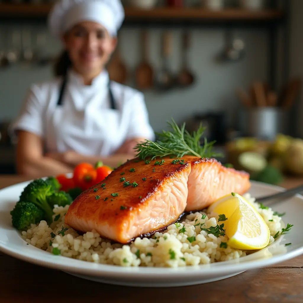 salmon and rice recipe