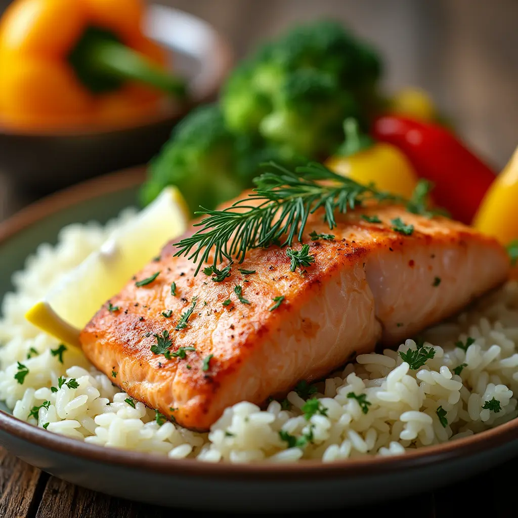 salmon and rice recipe