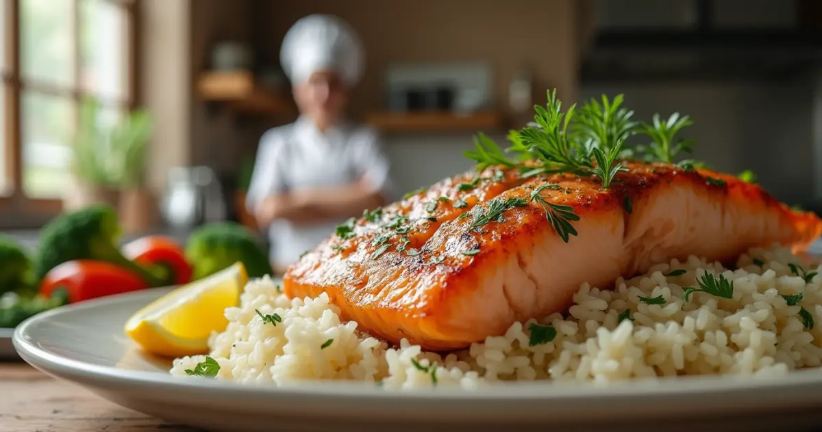 salmon and rice recipe