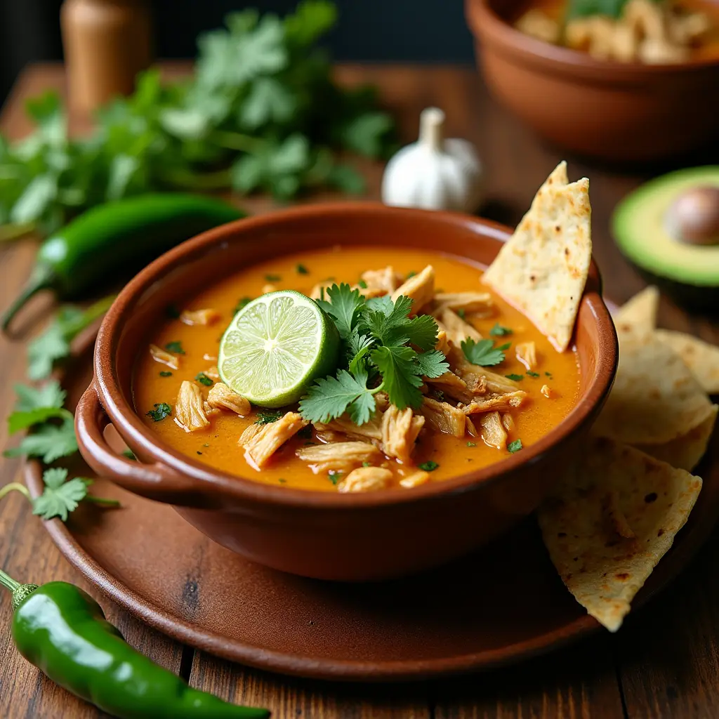 green chili chicken soup