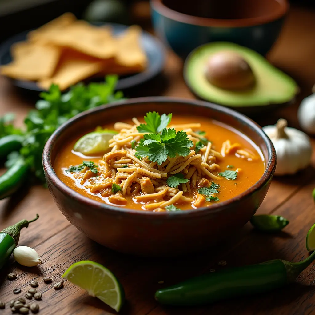 green chili chicken soup