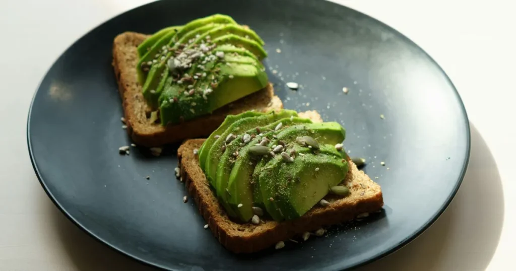 grilled avocado bread