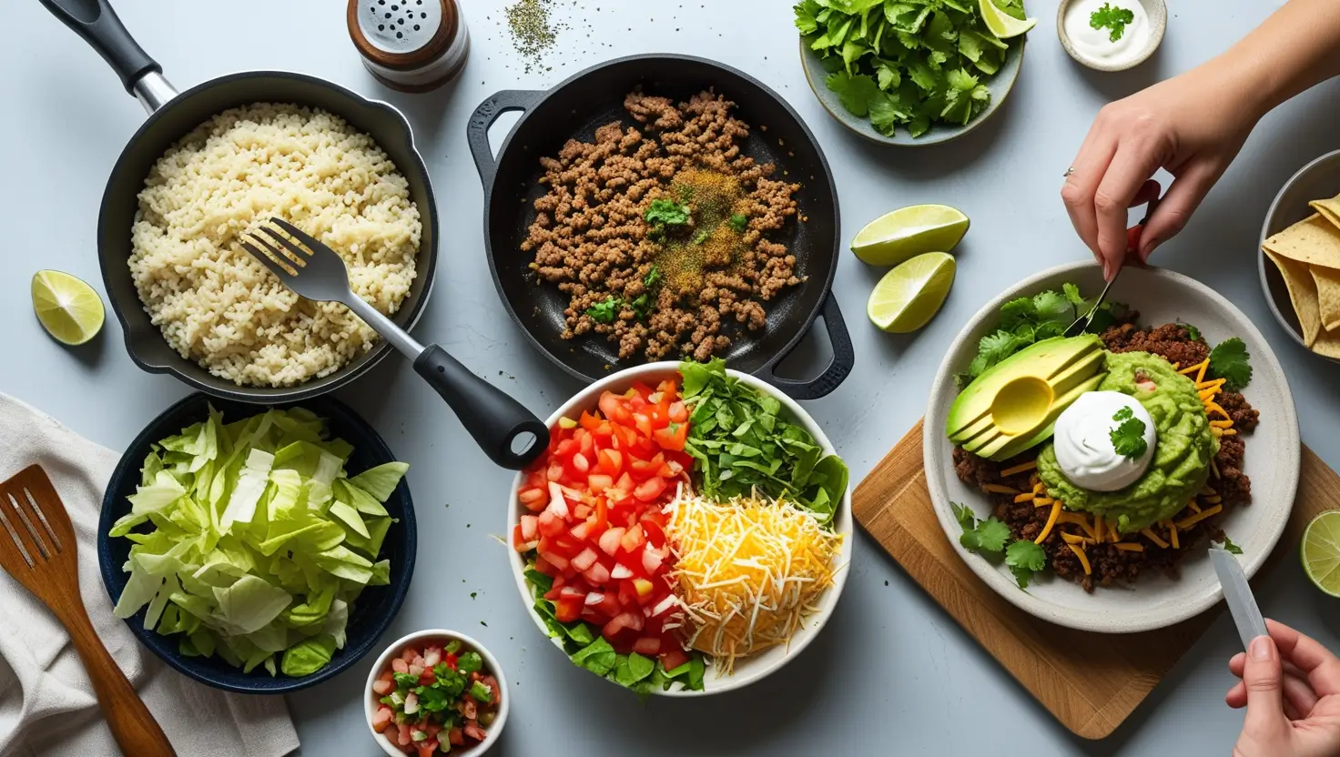 taco bowl recipe