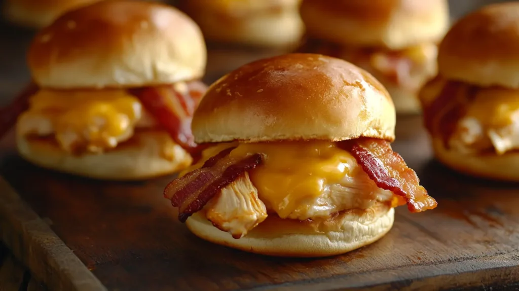 chicken bacon ranch sliders